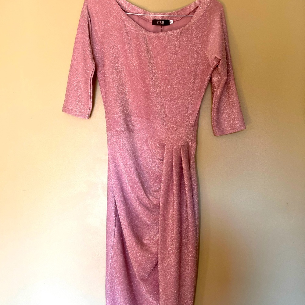 light purple sparkly formal dress